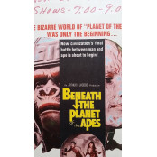 Beneath the Planet of the Apes - Original 1969 Window Card